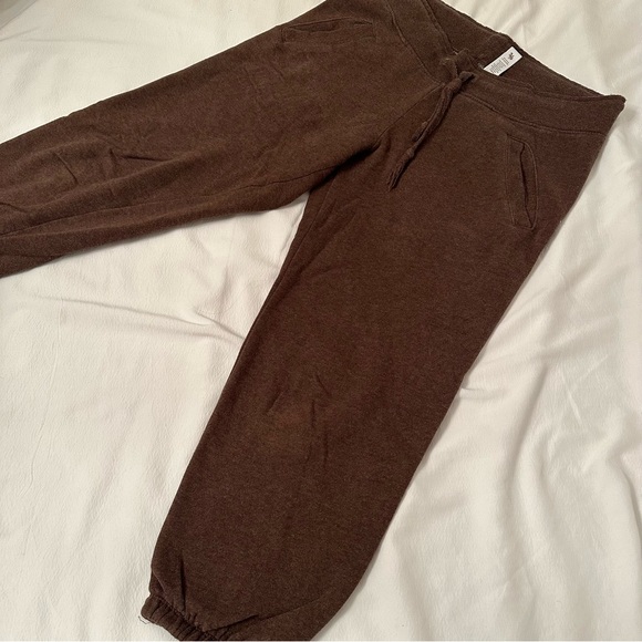 Victoria’s Secret Brown Fleece Sweatpants Joggers XS - Picture 1 of 6